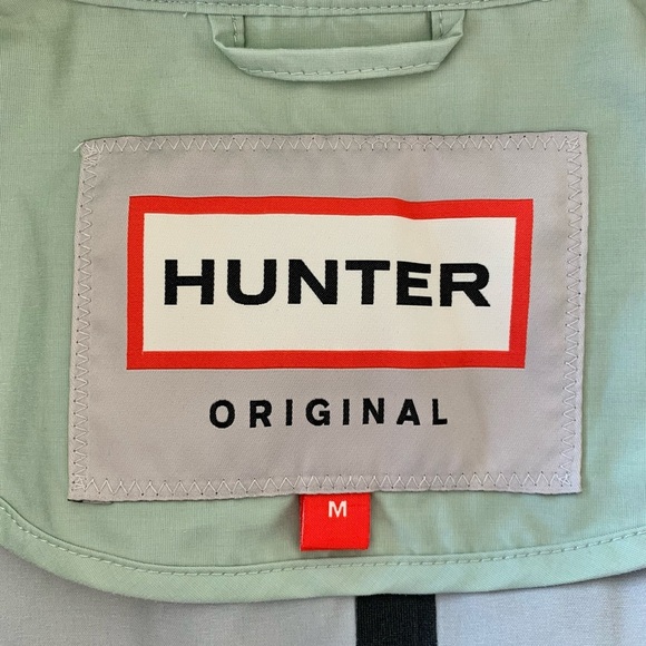 Hunter Women’s Refined Waterproof Garden Jacket / Sage Green - Picture 9 of 14